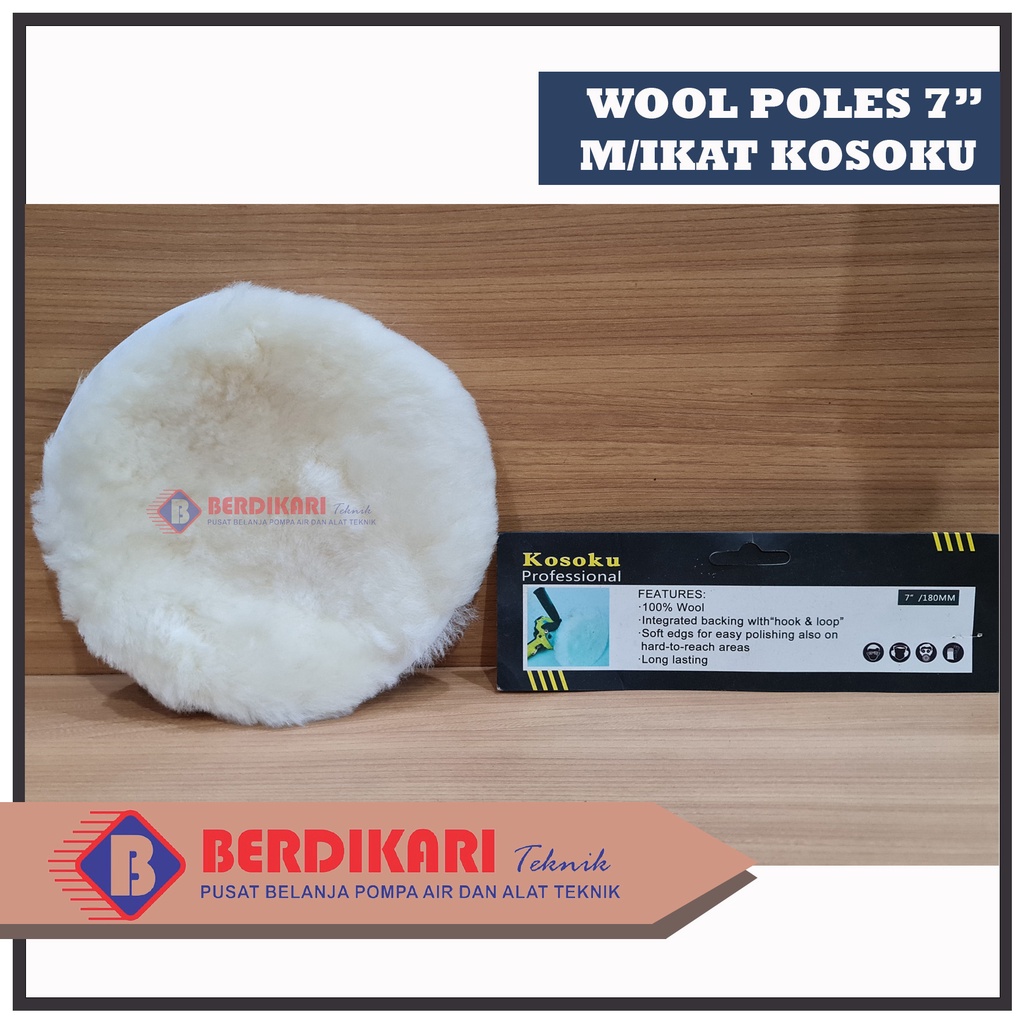 KOSOKU Wol Wool Poles 7 Inch - Wool Poles Mobil Model Ikat