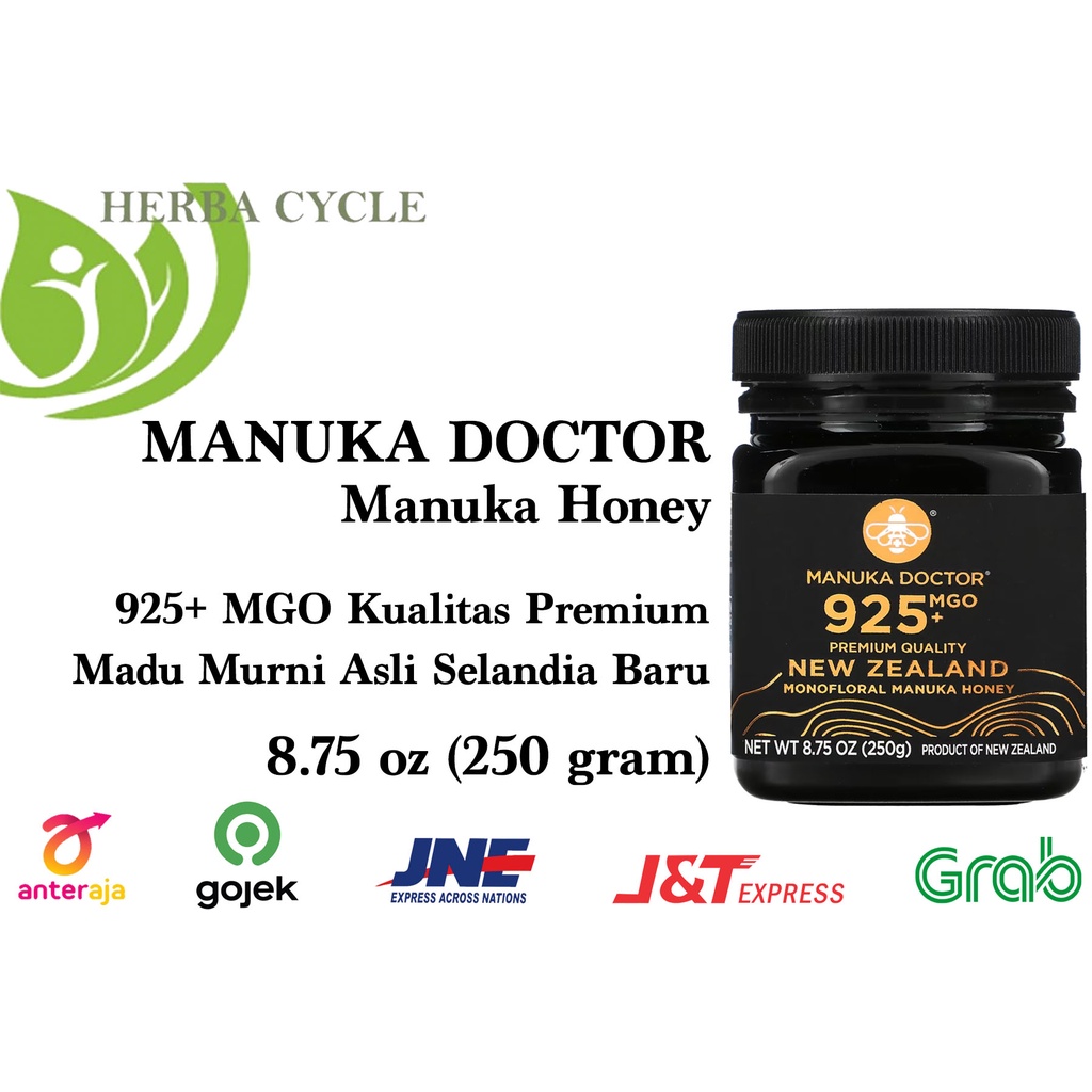 Manuka Doctor Honey 925+ MGO 250g Madu Murni Premium Asli New Zealand ORI