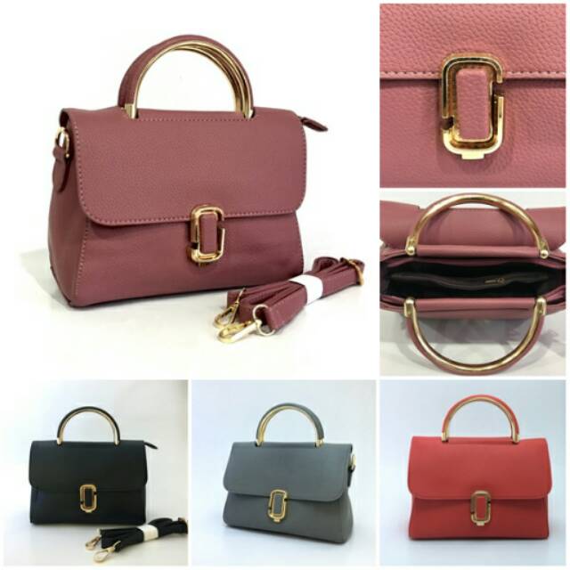 B028- Tas Handbag Elegan//  BTM ] ZGM864 WINE (aka ZTA864) TAS IMPORT 