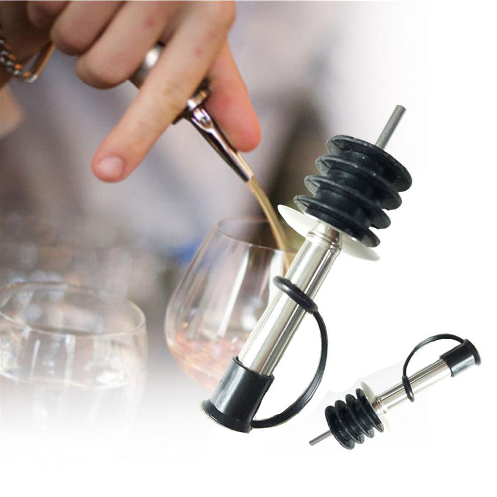 Populer 1/3PCS Wine Pourer Dining Stopper Dispenser Olive Multifungsi