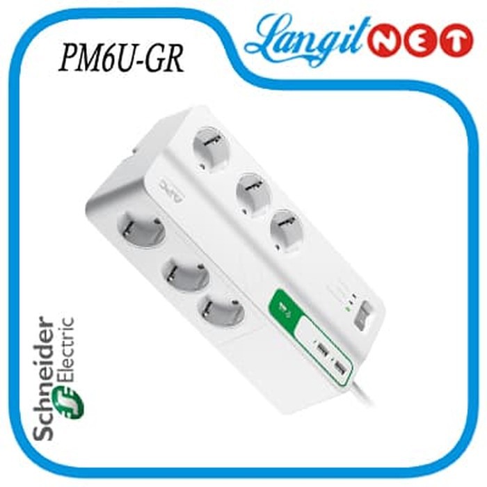 SURGE PROTECTION APC PM6U-GR USB