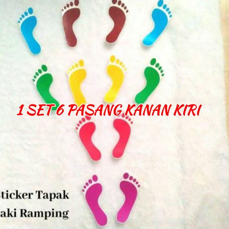 

[PRODUK HB0RP] STIKER TAPAK KAKI TANGAN MOTORIK ANAK SMC
