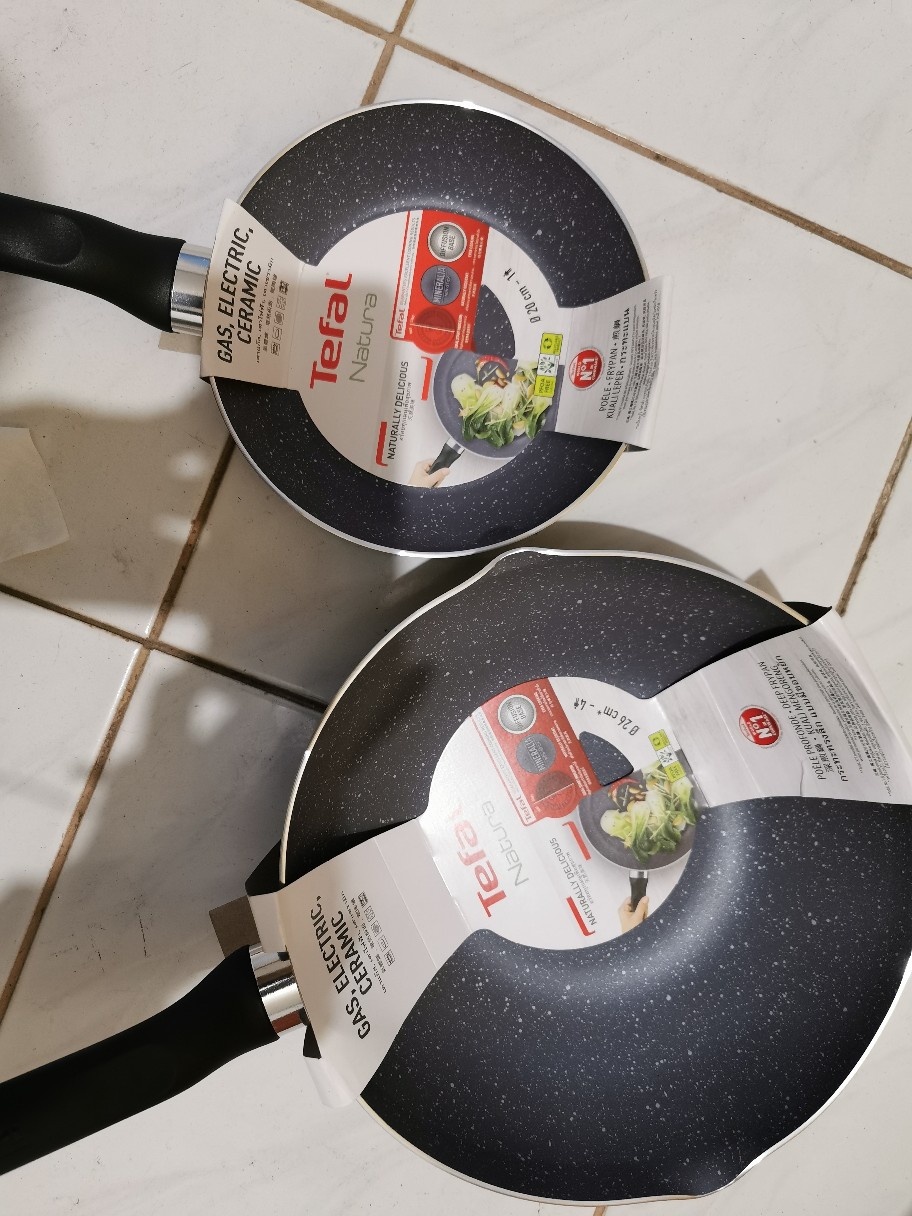 Natura Package 4 Wajan Panci Set Penggorengan Anti Lengket