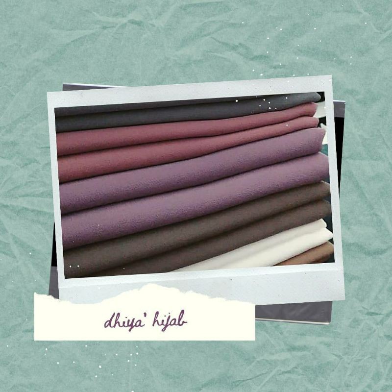 Pashmina ceruty baby doll dhiya' hijab