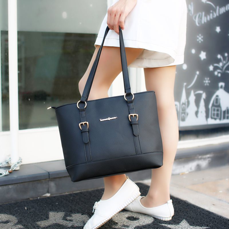 tas hitam totebag wanita obral besar model sederhana import sister bag