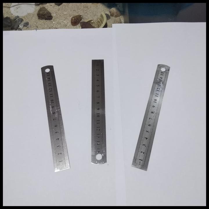 

PENGGARIS / GARISAN BESI STEEL RULER 15 CM