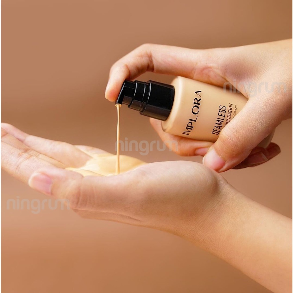 Ningrum - Implora Seamless Liquid Foundation 100% Ori BPOM - 5111