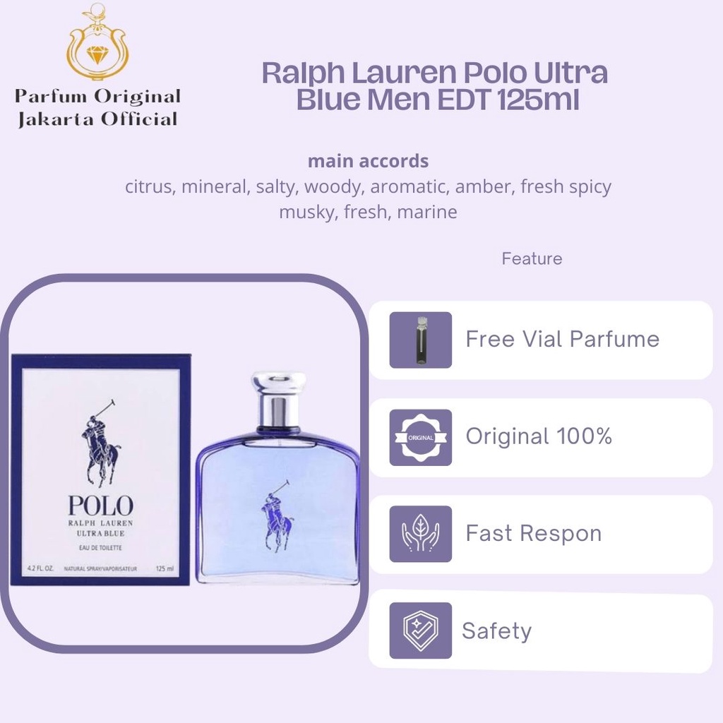 Parfum Parfume Perfume Asli Perawatan Kecantikan Original Import Branded Pria Laki Laki Cowok Ralph 