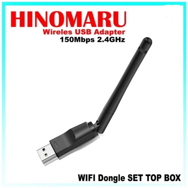 WIFI DONGLE USB HINOMARU 7601 set top box / PC / LAPTOP