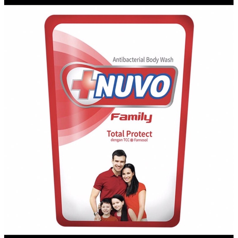 Nuvo Family Refill CAIR 450 ml Sabun Mandi Cair