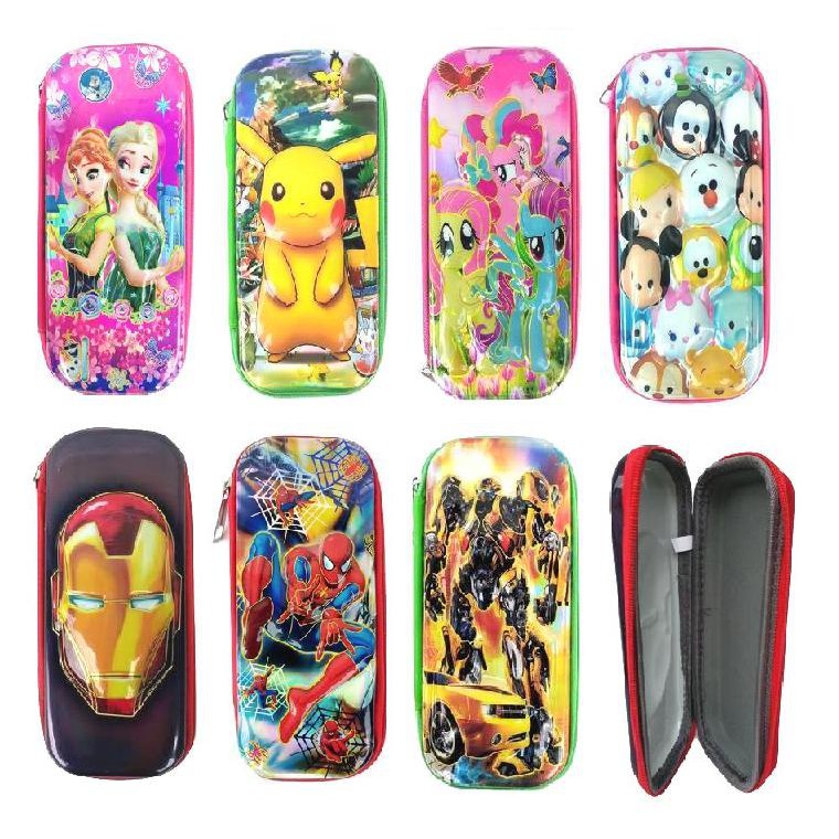 

Kotak Pensil 6 Dimensi Timbul Import