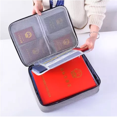 Tas Dokumen Tempat Penyimpanan File Travel Bag Storage Box dengan Digit Security Lock Anti Air