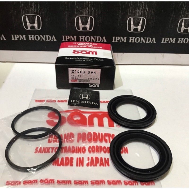 01463 SV4 Seal Sil Kit Kaliper Caliper Karet Rem Depan Honda Accord Maestro Cielo S84 S86 VTI VTIL CM5 CP2 Odyssey RA6 RA8 RB1 RB2 RB3