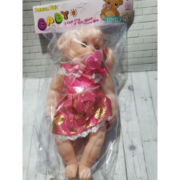 boneka nangis empeng dodot bunyi nyala nangis susan barbie