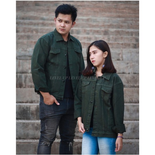 HARGA 2 PCS Jaket Jeans Couple / Jaket Couple Jeans Denim Pria &amp; Wanita