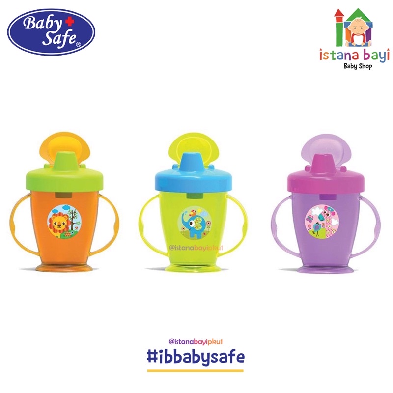 Baby Safe Cup Hard Spout 210 ml - Baby Safe Botol Minum anak/baby safe botol/peralatan Mpasi AP006