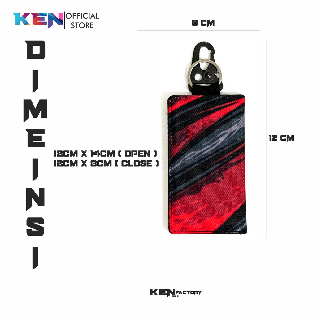 Dompet STNK E TOLL SIM Mobil Motor / Gantungan Kunci Motif Pria Wanita / Full Printing- ~KENFACTORY