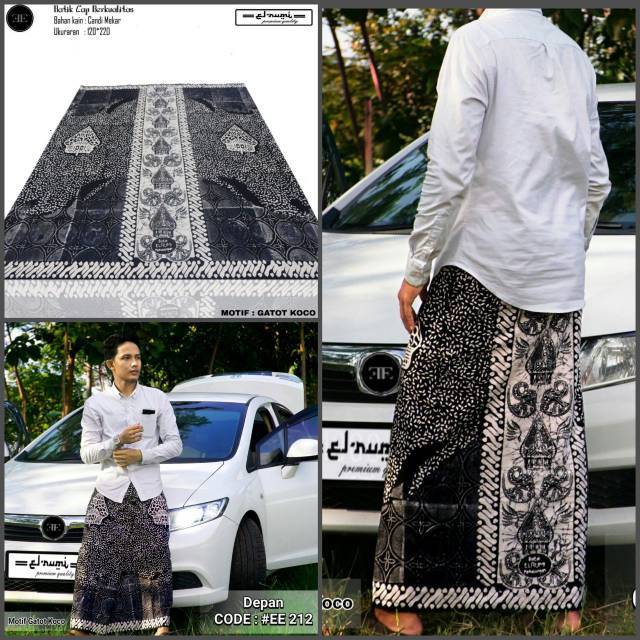 CODE#212 SARUNG EL RUMI // SARUNG BATIK CAP // SARUNG BATIK EL RUMI // SARUNG HADROH
