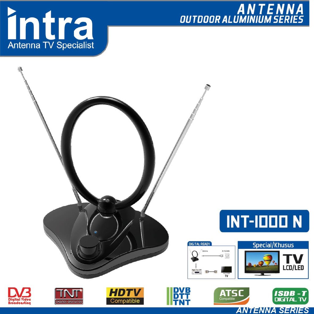 Intra INT-1000N Antena TV Digital Indoor