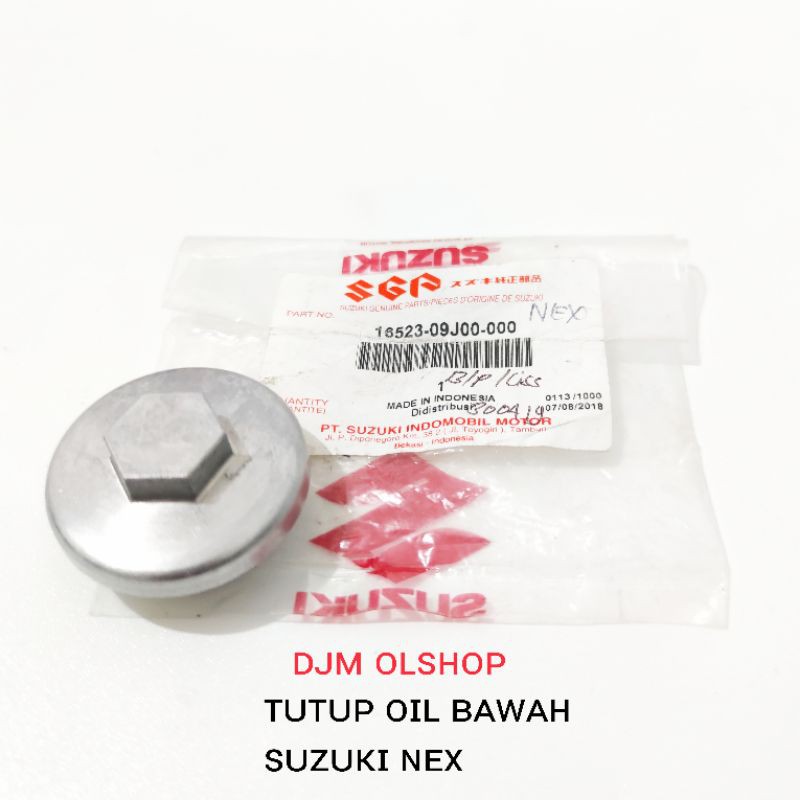 Tutup Oil Bawah - Baut Oil Mesin Suzuki Nex Address SGP 16523-09J00-000