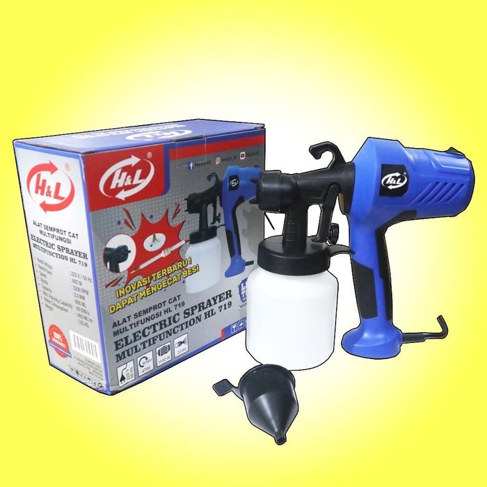 H&L Electric Spray Gun / Alat Semprot Cat Minyak Elektrik H&L 719