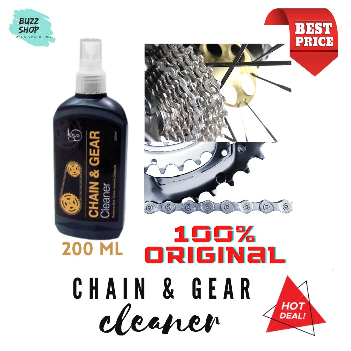 Pembersih Rantai &amp; Gear Sepeda Lipat MTB Road Bike 200ml / IGLO Chain &amp; Gear Cleaner ORI