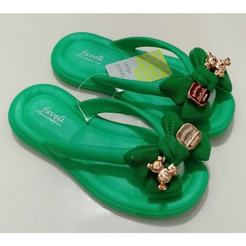 Sandal jepit wanita sandal karet jelly sandal import