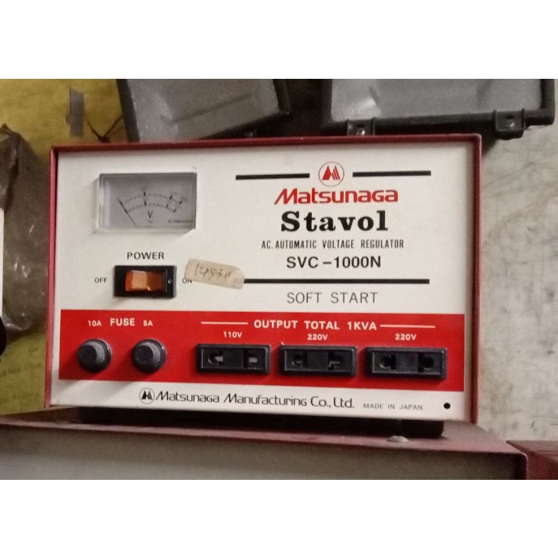 Stabilizer/Stavolt Matsunaga SVC 1000N Original Japan