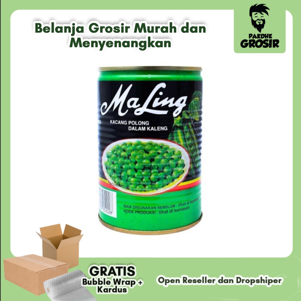 

Kacang Polong MaLing Green Peas 397g