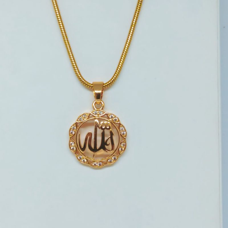 KALUNG TITANIUM WANITA LIONTIN LAFADZ ALLAH