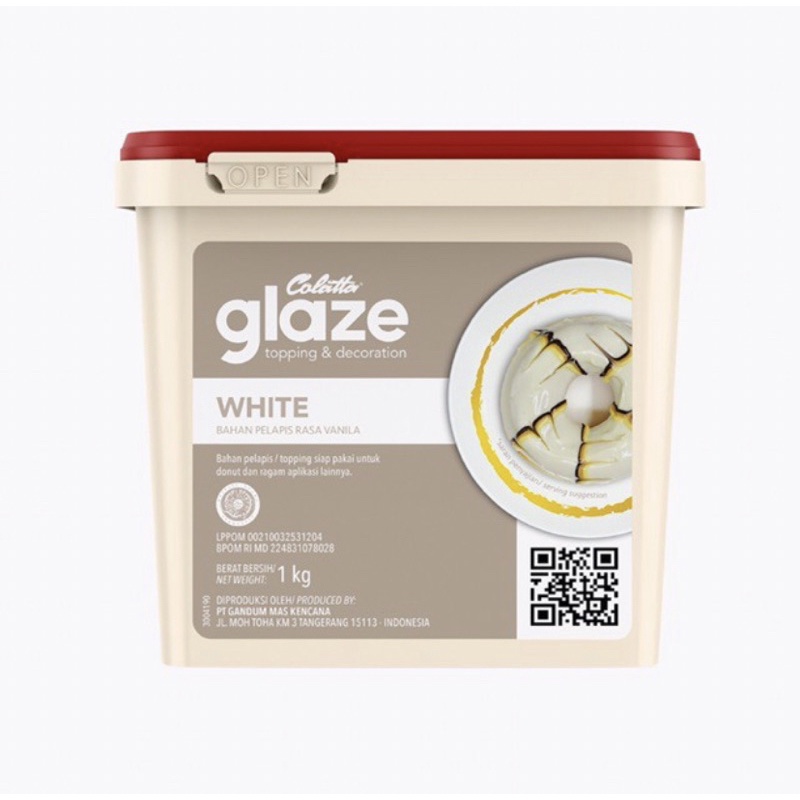 COLATTA GLAZE WHITE 1 KG