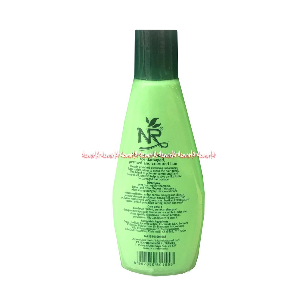 NR Shampoo Protein 200ml Hair Care Melmbutkan Rambut Sampo