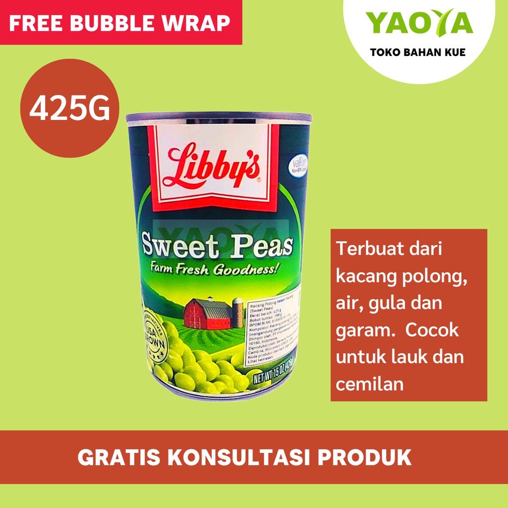 

LIBBYS SWEET PEAS 425G