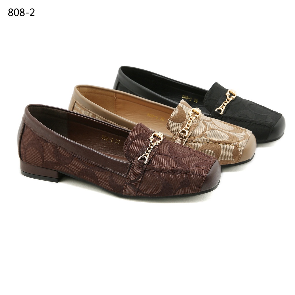 fashion logo Loafers Women's Shoes  #808-2