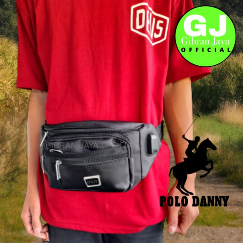 Tas Pinggang Polo Danny Import Selempang Kualitas Bagus