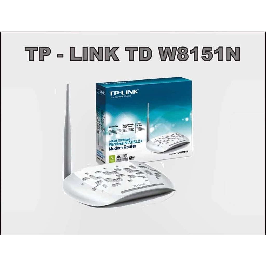 TP-LINK TD-W8151N Modem 150Mbps Wireless Router