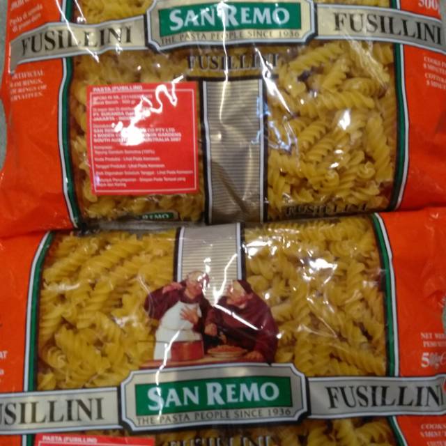 

San remo pasta fusilini