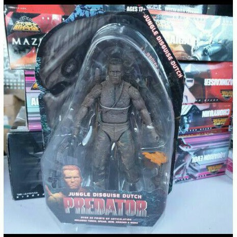 Figure Predator Jungle Disguise Dutch Arnold Neca Original