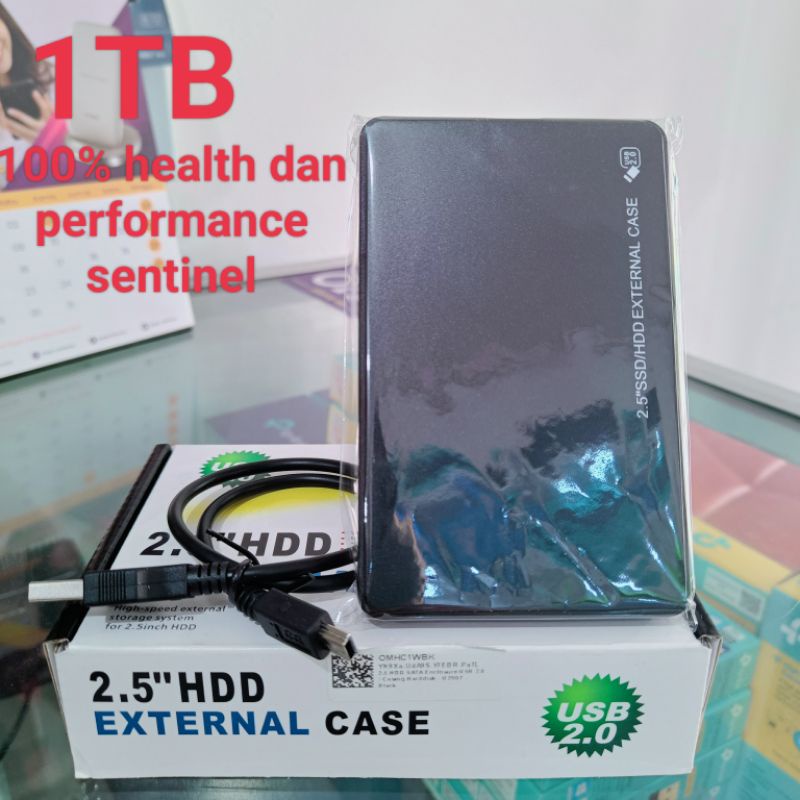 Hardisk External 2.5inch 1TB 1 Terabyte HDD Eksternal Laptop PS Kosongan Second Seken Bekas Normal