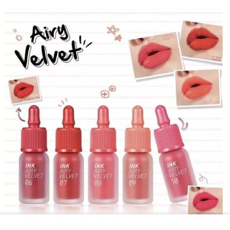 Peripera Airy Ink Velvet Original Lip Tint Korea