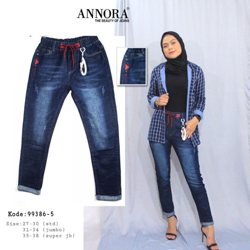 jeans panjang impor brand annora