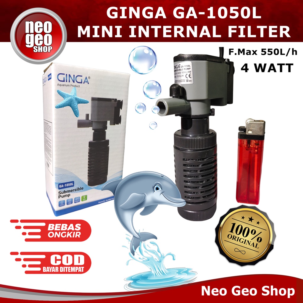 GINGA GA 1050 L 1050L GA1050L MESIN POMPA INTERNAL FILTER AQUARIUM AQUASCAPE