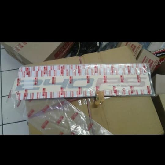 stiker tulisan 240 ps isuzu giga Terjangkau
