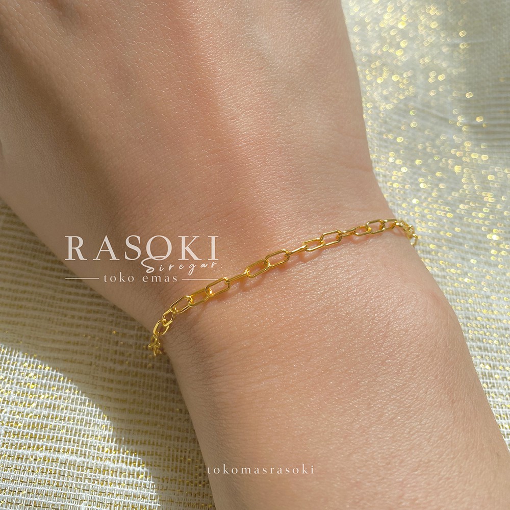 GELANG EMAS  LM LONDON 99,99% 24 KARAT | TOKO EMAS RASOKI