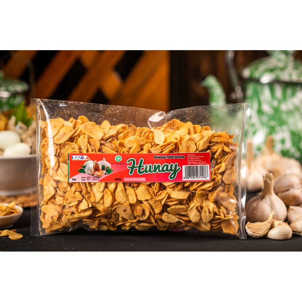 

HUNAY Bawang Putih Plastik 250g berkualitas halal 100% tanpa bahan pengawet