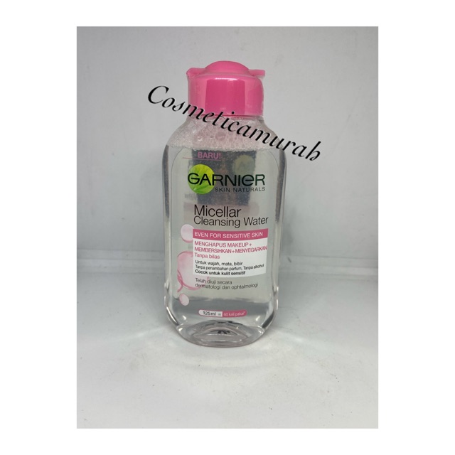 [ 125 ml / besar ] garnier micellar all series | garnier micellar water bipase oil infused | garnier micellar water pink | garnier rose water | garnier water vit c | garnier micellar water biru 125 ml