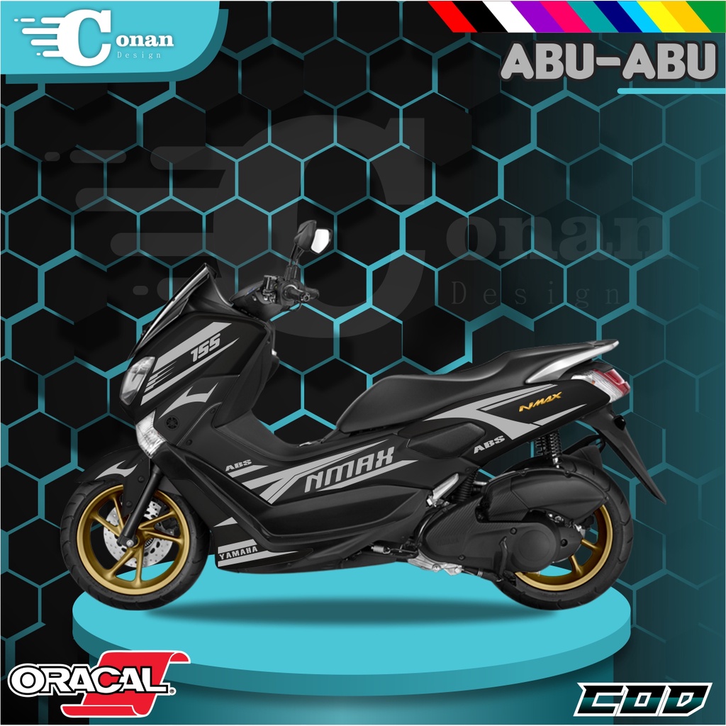 Aksesoris Motor Nmax Cutting Sticker Nmax Stiker Motor Nmax Striping Nmax 2019 All Nmax - NMxB28