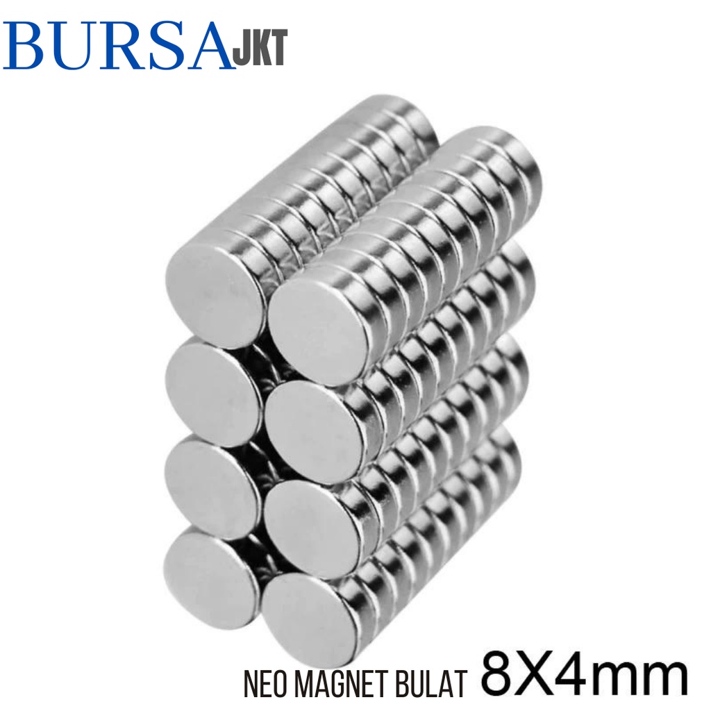 STRONG MAGNET NEODYMIUM NdFeB N50 BULAT KOIN SUPER magnet