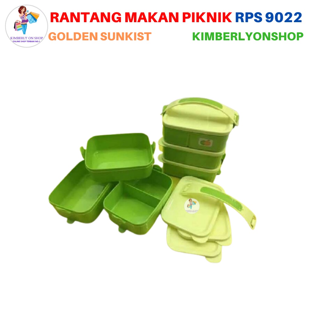 Rantang Piknik Susun Golden Sunkist RPS 9022