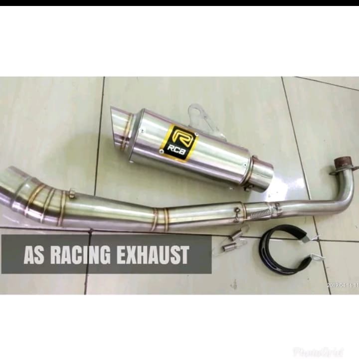 knalpot rcb supra x 125 Absolure revo Blade fullsystem